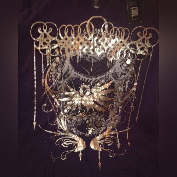LL Cool J Celtic Design Graphic Shirt Dark Purple Gold Size XXL - Picture 2 of 6